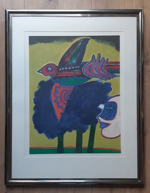 Corneille - " L'Ete Exalte " . Litho uit 1981 ( Groot) - Laatste keer!! kopen? Bied vanaf 325!