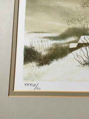 Bernard Charoy - sneeuw landschap kopen? Bied vanaf 35!