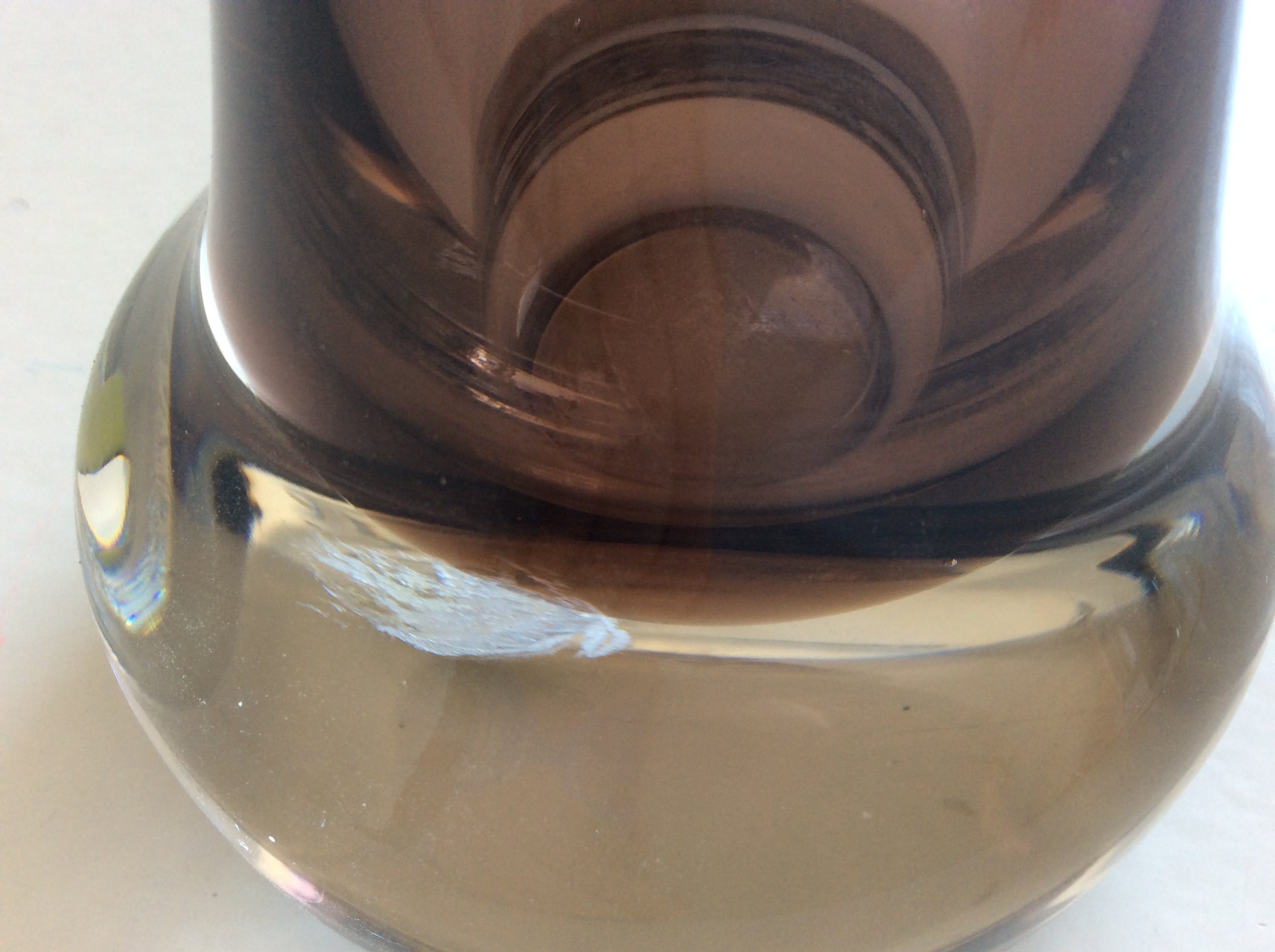 Niet of onleesbaar gesigneerd - Sarner kristal Zwitserland - mondgeblazen vaas kopen? Bied vanaf 1!