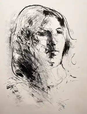 Jaap Hillenius - handgesigneerde litho | Uitgave 'De Luis' | 'XI 1970' vendu pour 50€ !