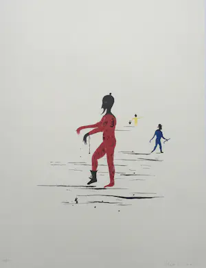 Henk Visch - typerende kleurenlitho - 1994 - gesigneerd kopen? Bied vanaf 100!