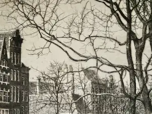 Dirk Harting - Ets Brouwersgracht Amsterdam kopen? Bied vanaf 1!