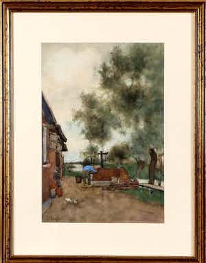 Victor Bauffe - Erf met waterpomp verkocht voor € 199!