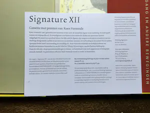 Koen Vermeule - De kreeftgang en andere bewegingen, Signature XII, cassette + 6 kleurhoutsneden kopen? Bied vanaf 400!