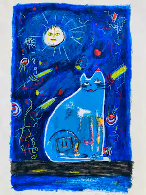 Franz Lauter - De blauwe kat kaufen? Bieten Sie von 65!