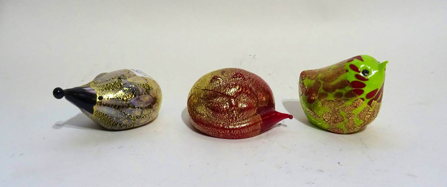 l'Arte del Vetro - 3 stuks glaswerk verkocht voor € 50!