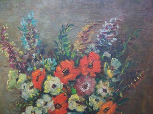 Niet of onleesbaar gesigneerd - Stilleven met zomerbloemen. kopen? Bied vanaf 10!