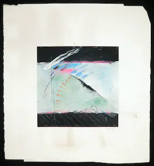 Niet of onleesbaar gesigneerd - Zeefdruk, Abstracte compositie kopen? Bied vanaf 1!