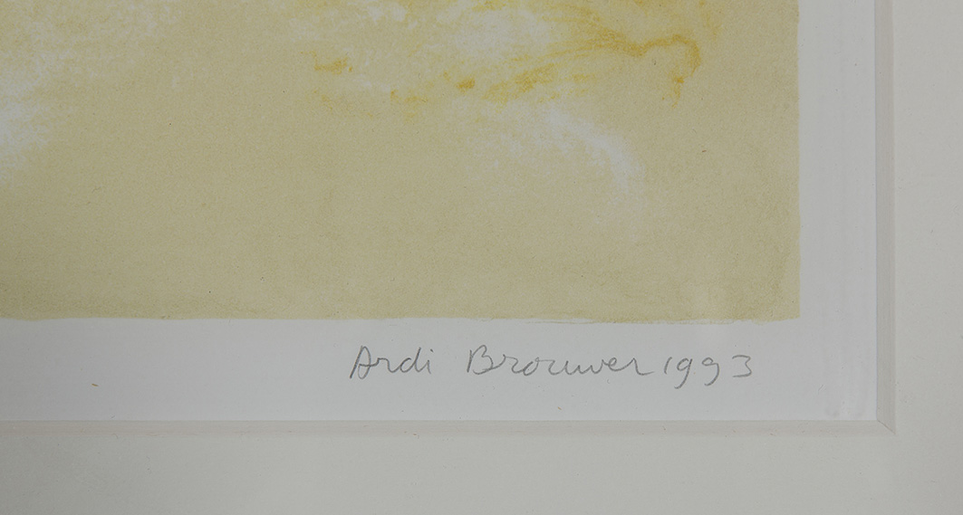 Ardi Brouwer - Kleuren litho - gesigneerd l.o. oplage 32/300 ex. - 1993 kopen? Bied vanaf 10!