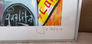 Selwyn Senatori - L'ingredienti - zeefdruk - ingelijst - gesigneerd - 150 ex kopen? Bied vanaf 1!