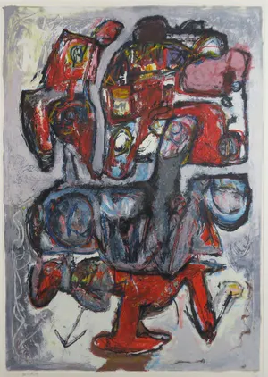 Jacques Doucet - Abstracte Compositie (Groot werk!) kopen? Bied vanaf 75!