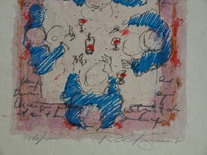 Richard Smeets - Zeefdruk , “Aan tafel” kopen? Bied vanaf 1!