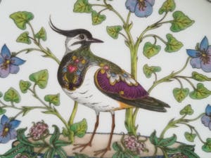 Hutschenreuther - Wandbord Porselein, Kievit door Ole Winther kopen? Bied vanaf 19!