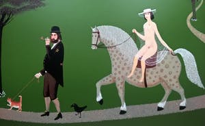 Willem Westbroek - Walking the cat (portrait of the mayor André van der Louw) kopen? Bied vanaf 75!