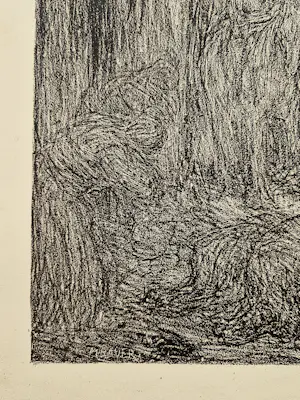 Marius Bauer - circa 1900 - grote lithografie " intocht Kavallerie in Algiers"potloodgesigneerd kopen? Bied vanaf 58!