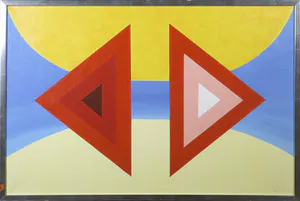 Arjen Toet - Acryl op doek, Zonder titel - Ingelijst kopen? Bied vanaf 80!