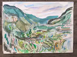 AcheterJan Sluijters (jr.) - Berglandschap met dorpje? Enchérissez de 65!