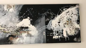 William Malucu - Olieverfschilderij op canvasdoek. Groot formaat. kopen? Bied vanaf 500!
