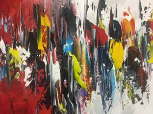 Gena - Abstract “ R & W “ kopen? Bied vanaf 200!