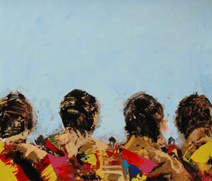 Willem van Scheijndel - Vier schoonheden op weg naar het schildersatelier kopen? Bied vanaf 65!