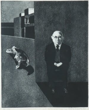 Tonny Huizing - Ets, Zonder titel - Ingelijst kopen? Bied vanaf 1!