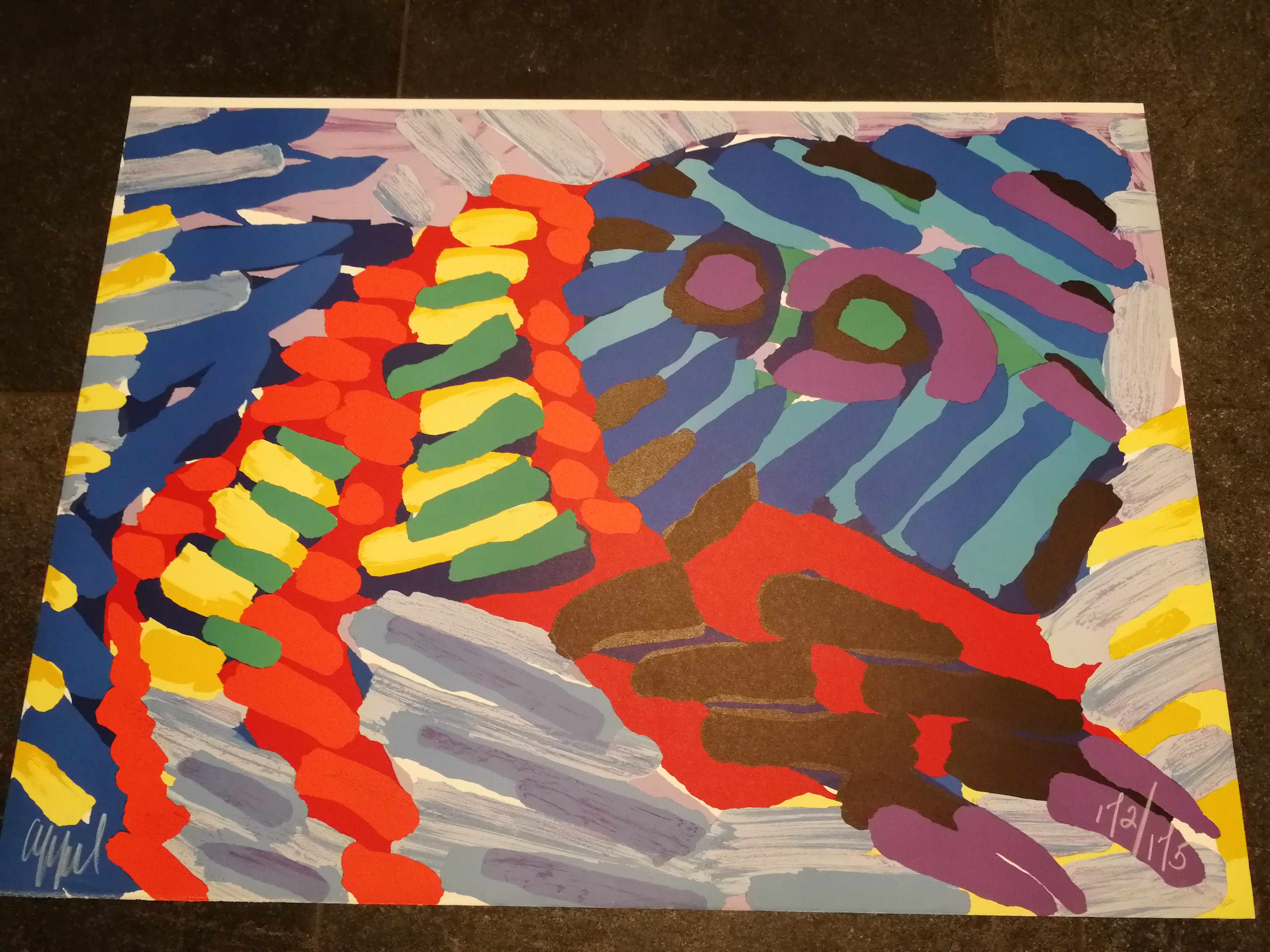 Karel Appel - 'See Me Running Again' - handgesigneerde litho - 1978 kopen? Bied vanaf 495!