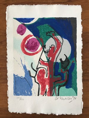 Corneille - Zeefdruk - 1991 - 221/250 - Niet ingelijst kopen? Bied vanaf 125!