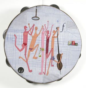 Sanne Duijf - Gemengde techniek, Vrolijke dans (Groot) kopen? Bied vanaf 1!