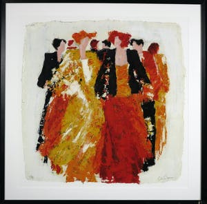 Wil Willemsen - Zeefdruk, Entree - Ingelijst (Groot) kopen? Bied vanaf 50!