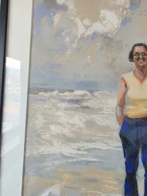 Hein Froonen - Volle vrouw op strand kopen? Bied vanaf 750!