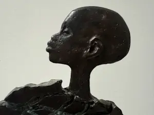 Eric Claus - bronzen sculptuur | 'Afrika' | 1988 kopen? Bied vanaf 20!