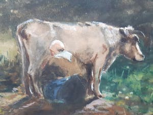 Willem Maris - Melkende boerin kopen? Bied vanaf 150!