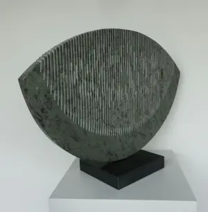 Kubach & Kropp - Groot zwaar beeld uit graniet, Stein für die Stille + 2 boeken! kopen? Bied vanaf 1200!