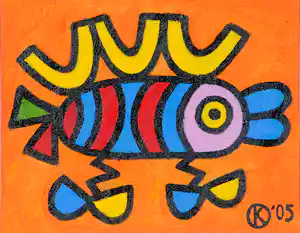 Karen van Noort - Kleurvogel Wesselien verkocht voor € 35!