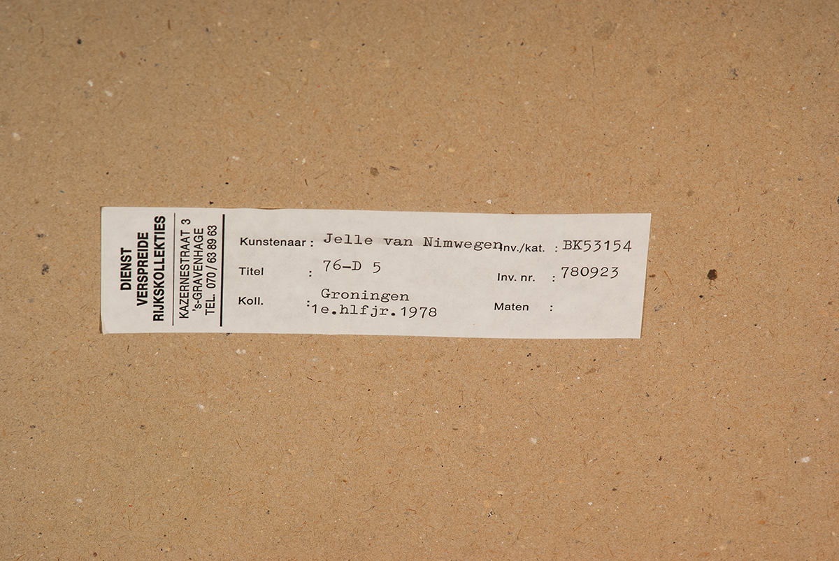 Jelle van Nimwegen - D 5 - Inkt en potlood op papier - 1976 - gesigneerd kopen? Bied vanaf 15!