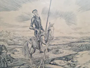 Kuno Brinks - Don Quichot met Sancho Panza kopen? Bied vanaf 150!