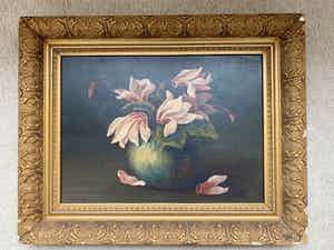 Willem Weverling - Roze bloemen in vaas verkocht voor € 70!