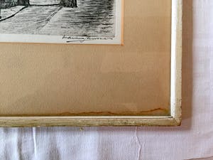 Marius Johannes Janssen - Nijmegen - Ets, Ingelijst kopen? Bied vanaf 40!