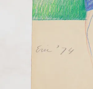 Eric Dordregter - Potloodtekening, Deze pleisters plakken niet aan de wond kopen? Bied vanaf 1!