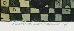 Michel van Overbeeke - Kleurenets met bladgoud, Aware away I kopen? Bied vanaf 1!