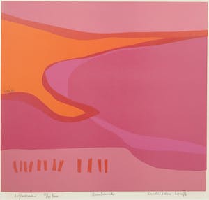 Harr Scheffer - Lino, Duinheuvel - Ingelijst kopen? Bied vanaf 35!