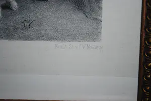 Reinier Craeyvanger - Familiescene met violist - litho kopen? Bied vanaf 45!