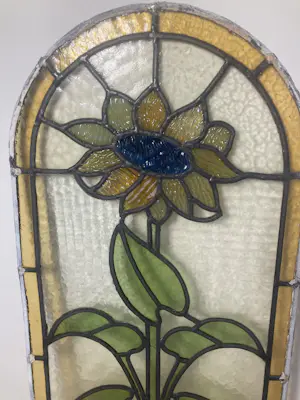 Onbekend - 5 authentieke Glas-in-Loodramen uit de jaren 1920-1930 kopen? Bied vanaf 350!