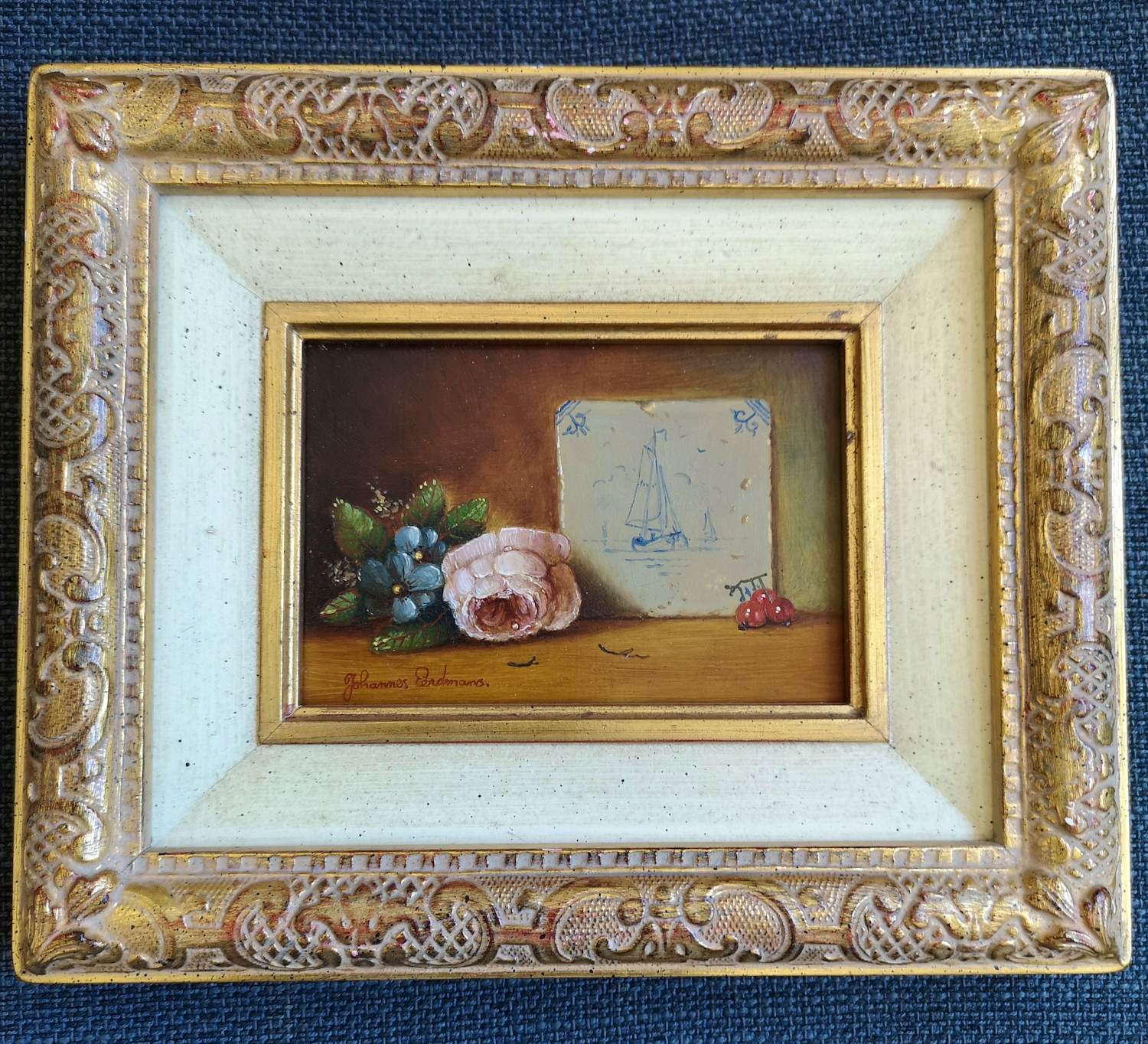 Johannes Eerdmans - Ölgemälde, Stilleben verkocht voor € 50!