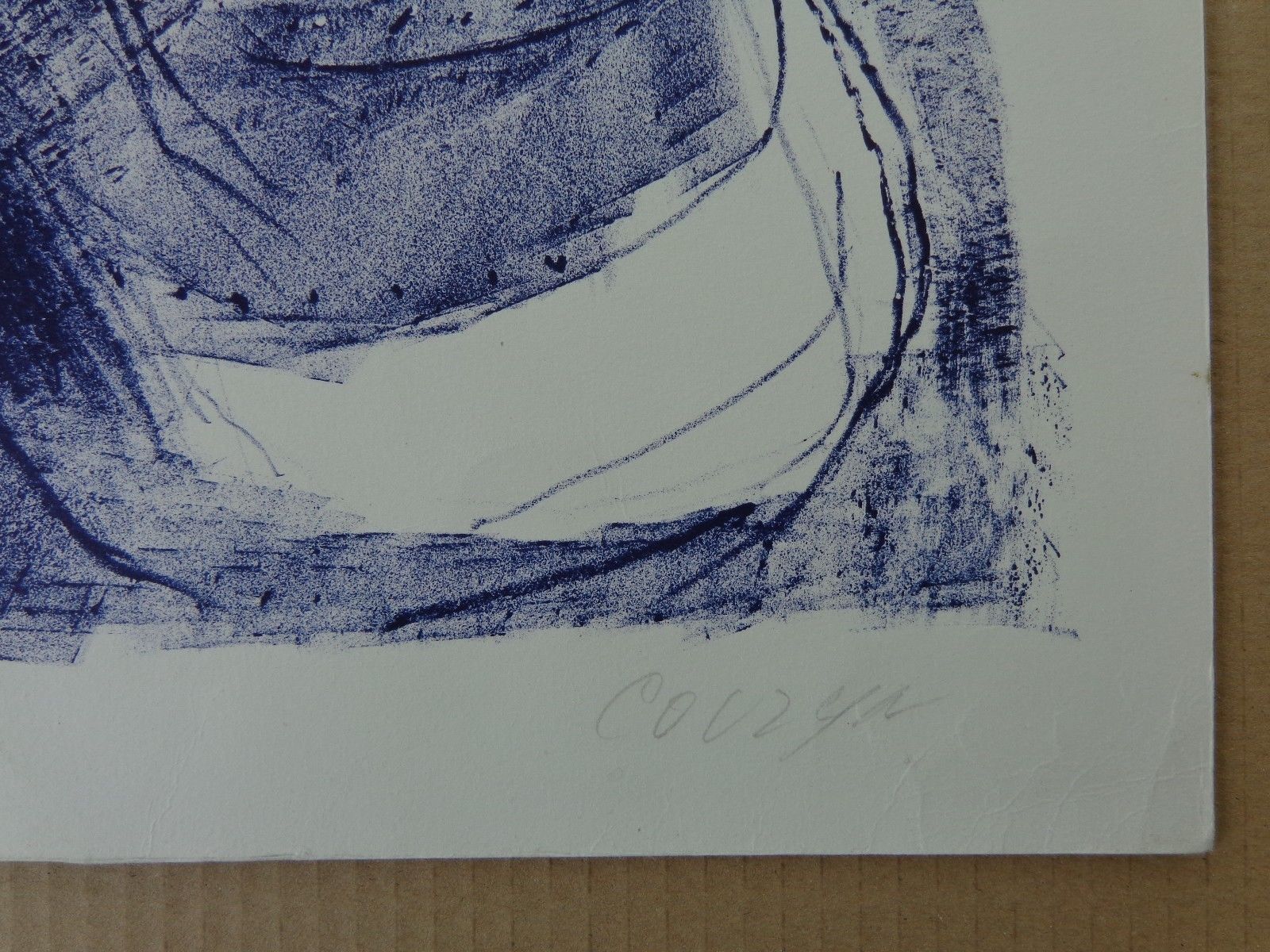 Wessel Couzijn - KONSTRUKTIE / KLEURLITHO / 56x75cm / SIG kopen? Bied vanaf 50!