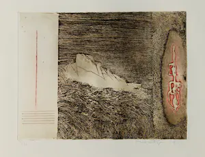 Jan Montyn - Grote, vrij zeldzame drogenald Ets uit de "Vietnam" serie - kleine oplage (30) kopen? Bied vanaf 78!