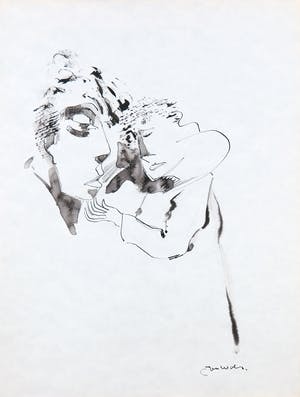 Joe Wols - Lot van vijf werken op papier, Figuren en karakters kopen? Bied vanaf 1!