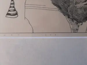 Herman Damen - Tekening, zonder titel, mooi ingelijst. kopen? Bied vanaf 40!