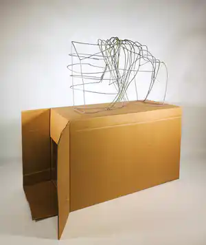 Arjanne van der Spek - Assemblage, Little room verkocht voor € 150!