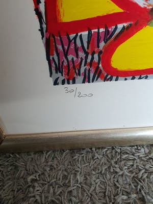 Corneille - Le Jardin des Delices - ingelijst - zeer zeer groot kopen? Bied vanaf 1!